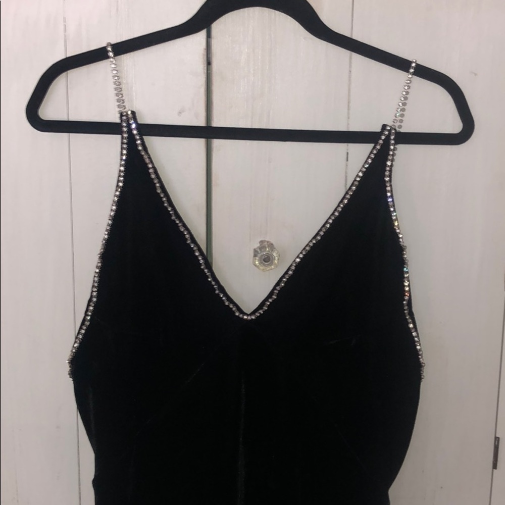 Brand: Motel - Low back satin evening dress
